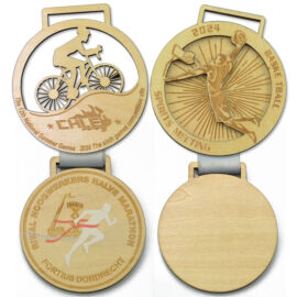 Custom Eco Friendly Wooden Medals