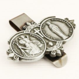 Saint Christopher Visor Clip Car Sun Visor Badge