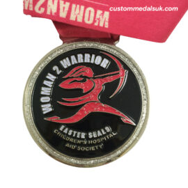 Custom Woman2Warrior for Easter Seals Archery Medals